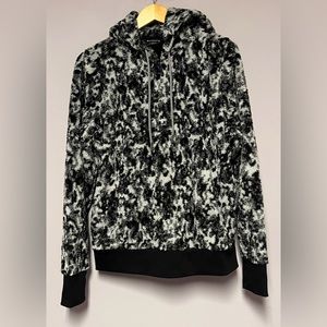 ATHLETA Tugga SHERPA Jacquard HOODIE Sweater FLEECE Women MEDIUM M